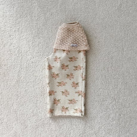 urbanrabbit/12. Knit Layered Floral Pants XS-XL