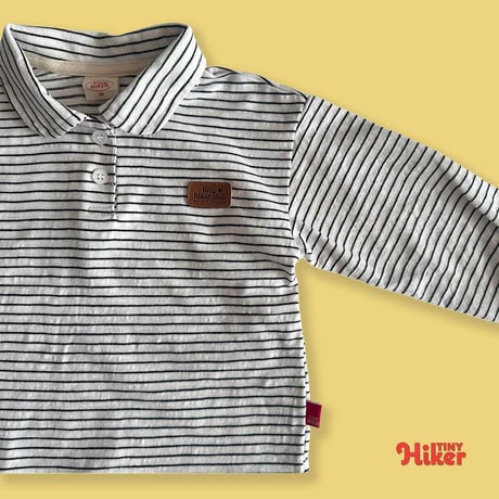 tinyhiker/20. collar stripe T-shirt XS-XL