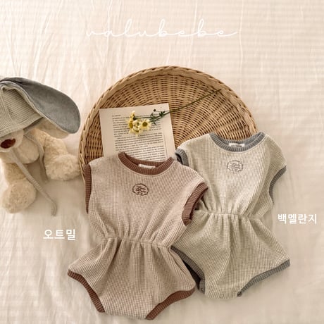 valubebe/12. cropple two color suit 6M-18M
