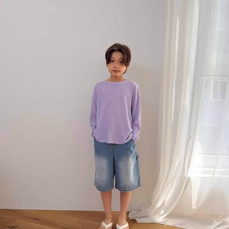 fromi/5. Carpenter half denim pants S-XL