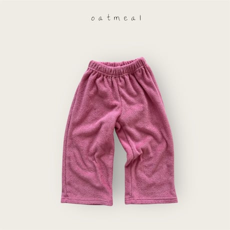 oatmeal/8. kids terry pants XS-XL