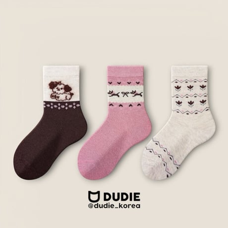 dudie/48. ribbon fox 3_set M(150-180)-XL(200-230)