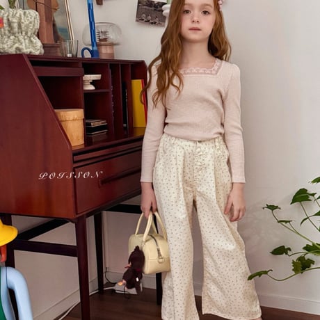 poisson/12. blan lace T-shirt JS-JM