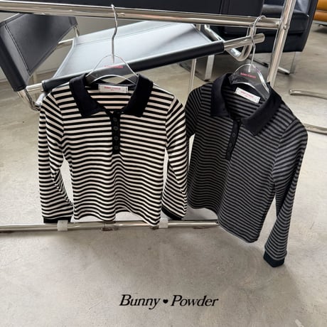 bunnypowder/84. collar T-shirt S-XL