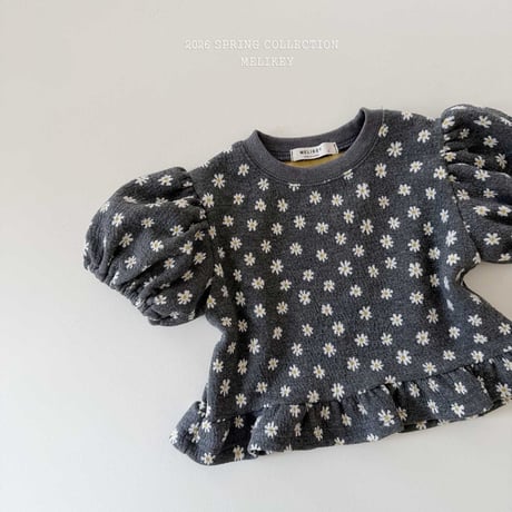 melikey/57. daisy fril T-shirt XS-XL