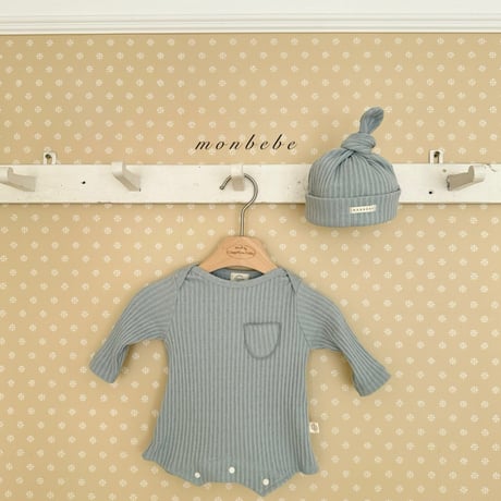monbebe/33. leo suit ( beanie ) set NEWBORN(0-3M)-S(3-6M)