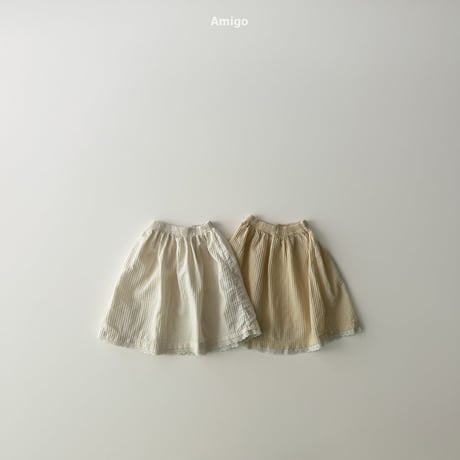amigo/35. shushu shirring skirt XS-XL