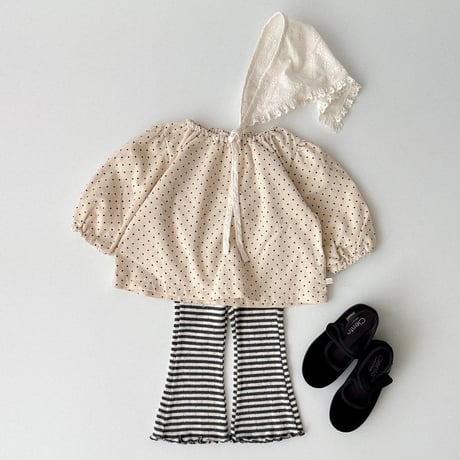 onu/21. dot shirring blan  BABY(12M)-XL(6-7Y)