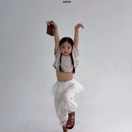 saintdoll/80. rora fril pants ADULT
