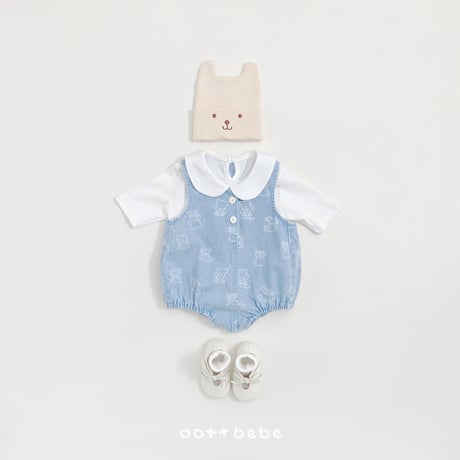 oottbebe/70. bear bebe suit S(0-6M)-M(6-12M)