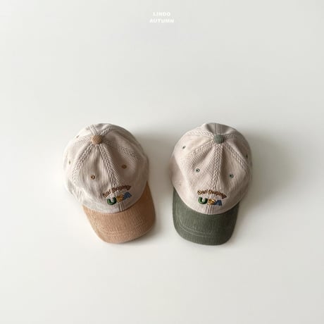 lindo/3. corduroy ball cap FREE