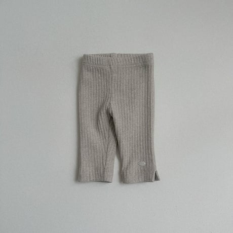 digreen/4. rib capri leggings? S-2XL