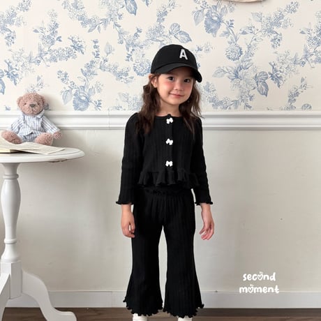 secondmoment/48. wedding fril cardigan XS-XL