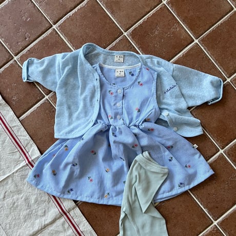 thelala/50. rain flower one-piece XS-XL