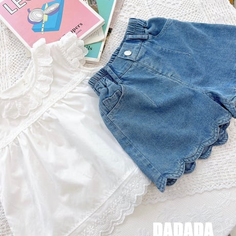 dadada/35. wave denim pants S-XL