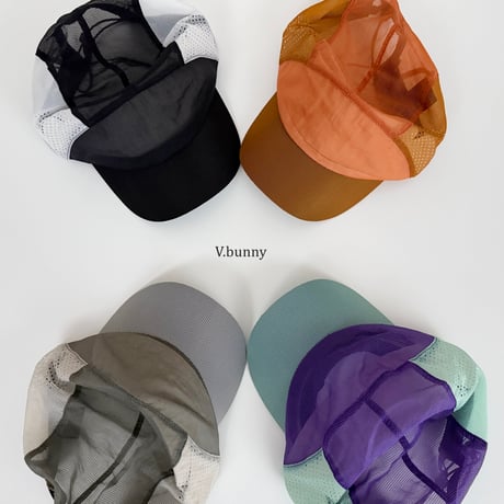 vbunny/56. two color mesh cap FREE(54-58CM)