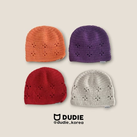 dudie/101. melon knit hat FREE(50-52CM)