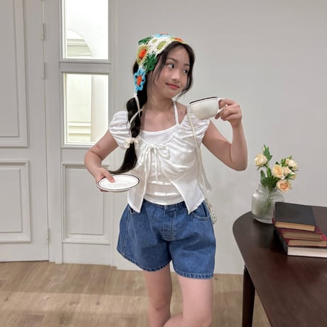 matilda/160. wrinkle sleeveless set 15-19