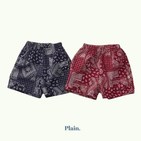 plain/42. peizzle half pants XS-XL