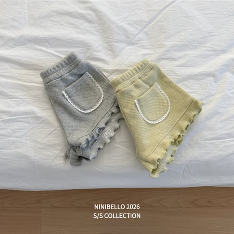 ninibello/78. pony fril pants XS-XL