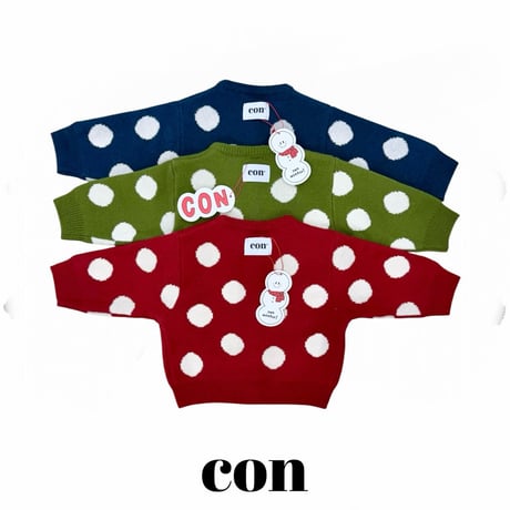 con_/31. snowman cardigan 1(66-77CM)-4(97-107CM)