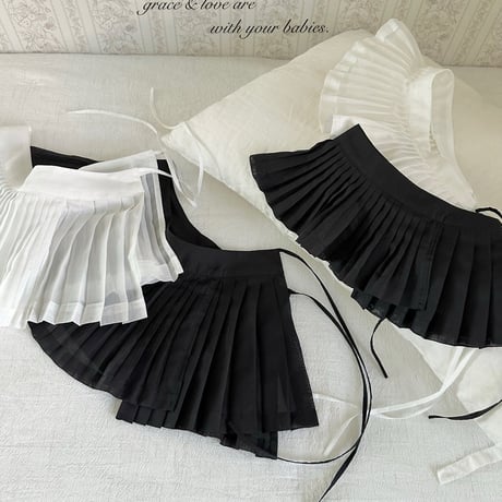 monbebe/16. rayerd pleated (kids) apron FREE