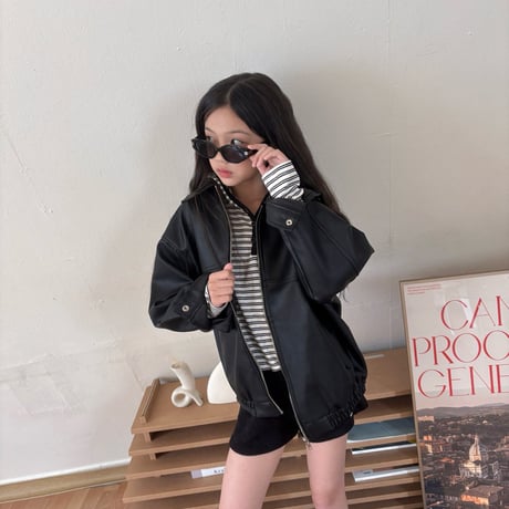 matilda/7. leather blouson 5-13