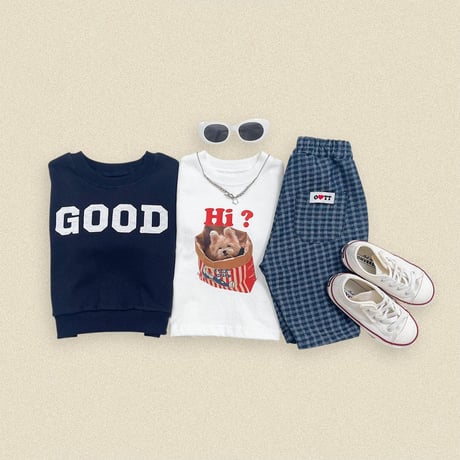 oottbebe/20. puffy series kids ( family ) T-shirt XS(0-1Y)-XL(4-5Y)