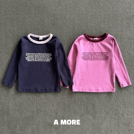 amore/29. happy T-shirt XS-XL