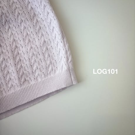log101/88. purple knit two-piece S-XL