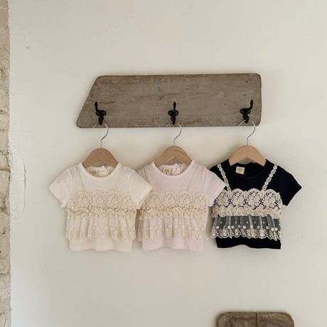 bebeholic/44. vanilla T-shirt S(3-6M)-L(12-18M)