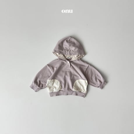 onu/43. pocket hood man-to-man XS-XL