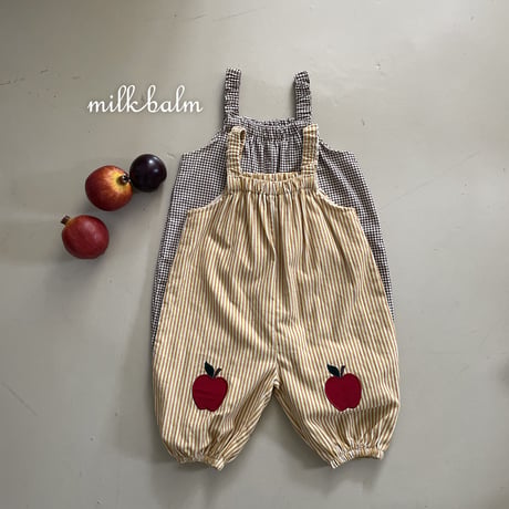 milkbalm/25. apple overalls XS-XL