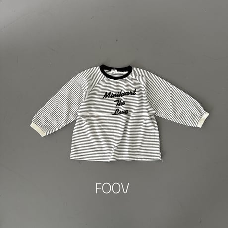 foov/32. mini heart two color T-shirt JS-JM