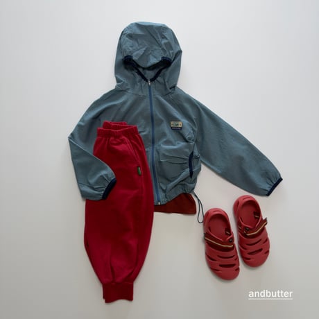 andbutter/44. Stripe Windbreaker JS-JM