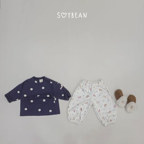soybean/56. plan ) dot big box T-shirt JS-JM