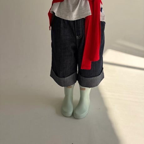 saintdoll/100. non fade rollup pants JS-JL