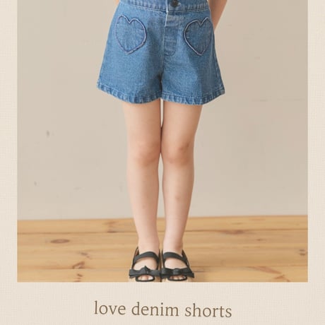 monatelier/3. love shorts denim S-2XL