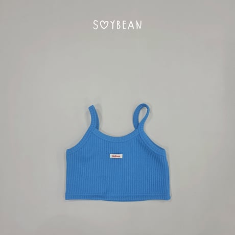 soybean/72. plan ) knit crop bustier XS-XL