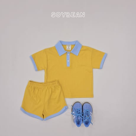 soybean/74. plan ) collar linger updown set XS-XL