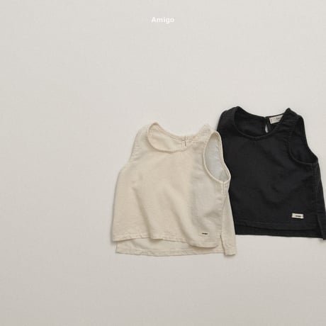 amigo/5. jully sleeveless blouse XS-XL