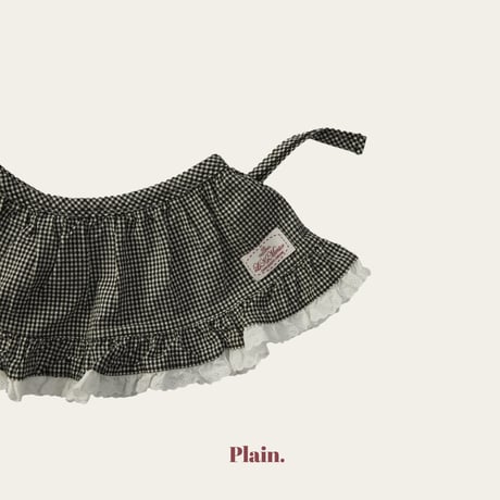plain/3. check apron FREE