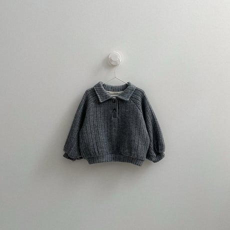 minirobe/28. boy collared sweatshirt S-XL