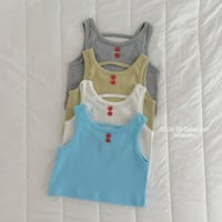 ninibello/184. tomato button sleeveless 12M-18M