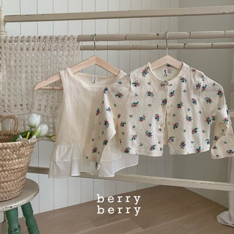 berryberry/14. flower songe set cardigan 13-15
