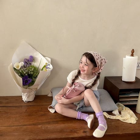 aiai/88. bear ribbon T-shirt 90-130