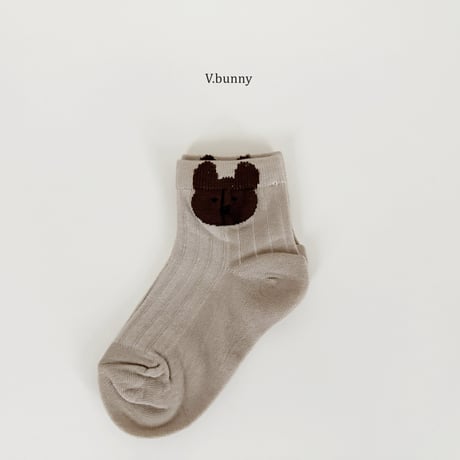 vbunny/14. bear socks set S(130-150)-L(180-210)