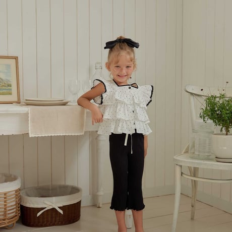 melikey/89. dot kangkang sleeveless blouse XS-XL