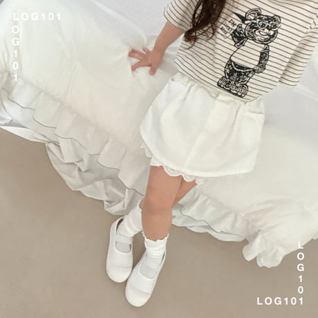 log101/42. lace half pants JS-JM
