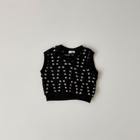 onu/41. warm knit vest BABY(12M)-XL(6-7Y)